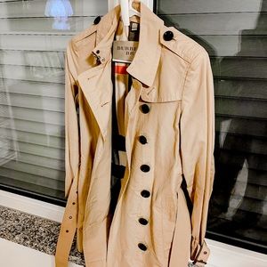 Burberry camel trench coat